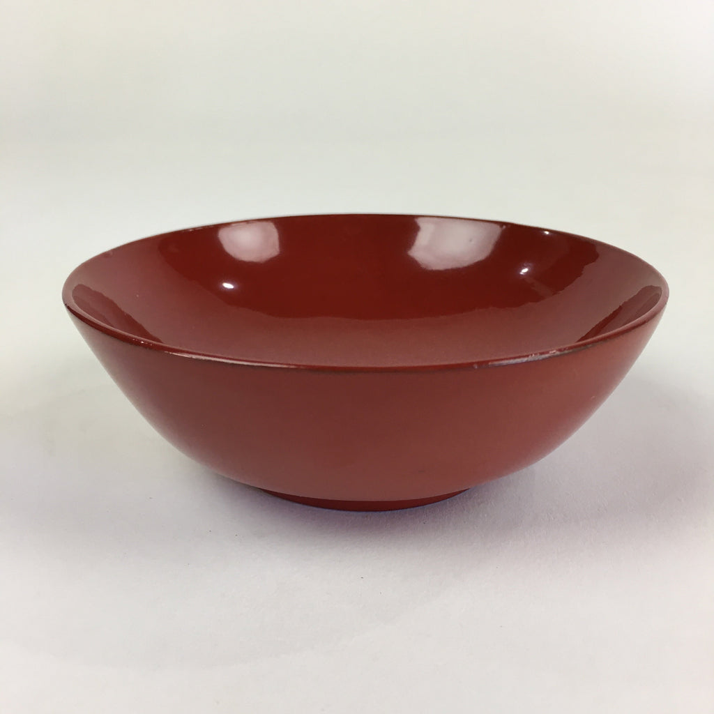 Japanese Wooden Lacquerware Small Bowl Vtg Urushinuri Red Kobachi UR776