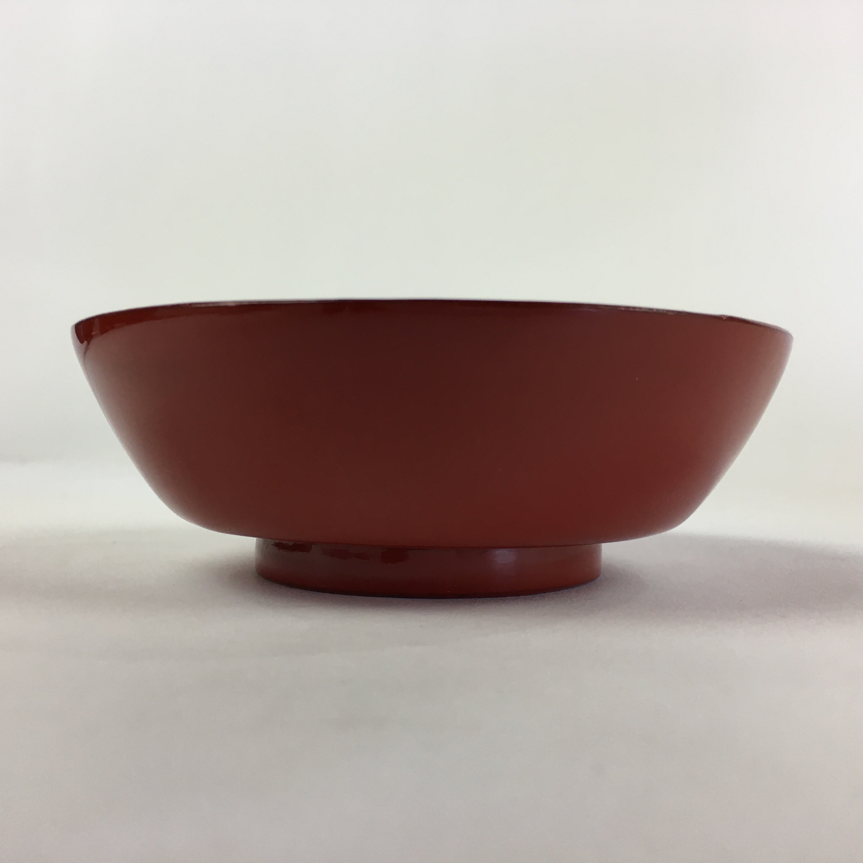 Japanese Wooden Lacquerware Small Bowl Vtg Urushinuri Red Kobachi UR777