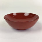 Japanese Wooden Lacquerware Small Bowl Vtg Urushinuri Red Kobachi UR777