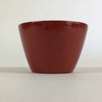 Japanese Wooden Lacquerware Small Bowl Vtg Urushinuri Red Kobachi UR778