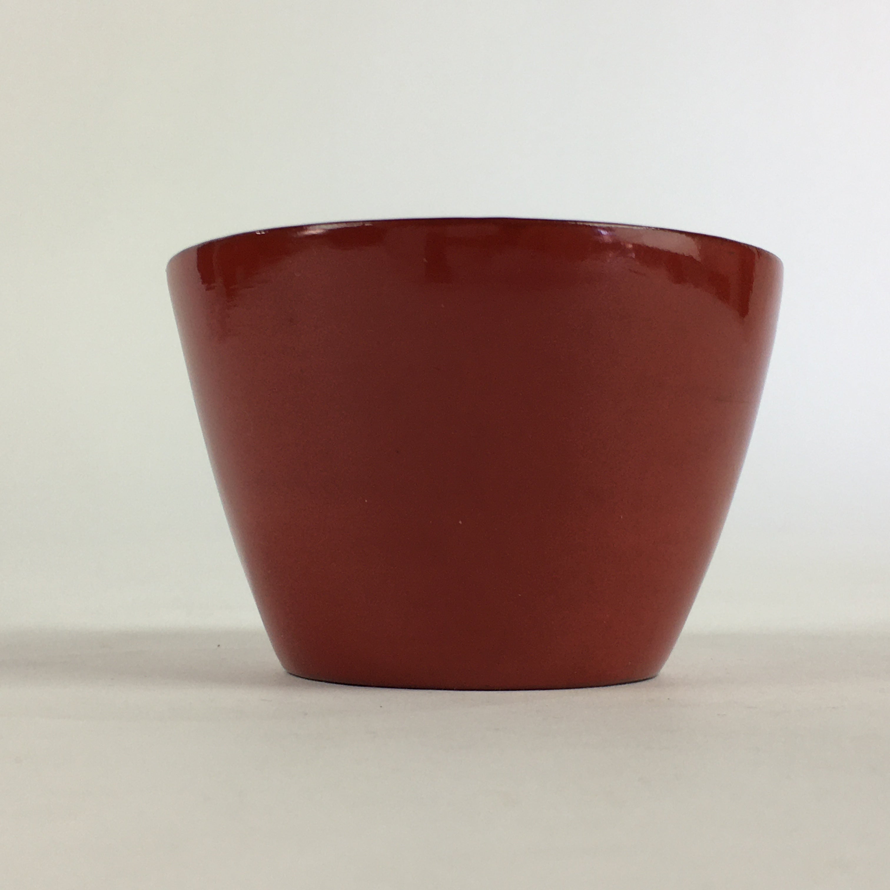 Japanese Wooden Lacquerware Small Bowl Vtg Urushinuri Red Kobachi UR778