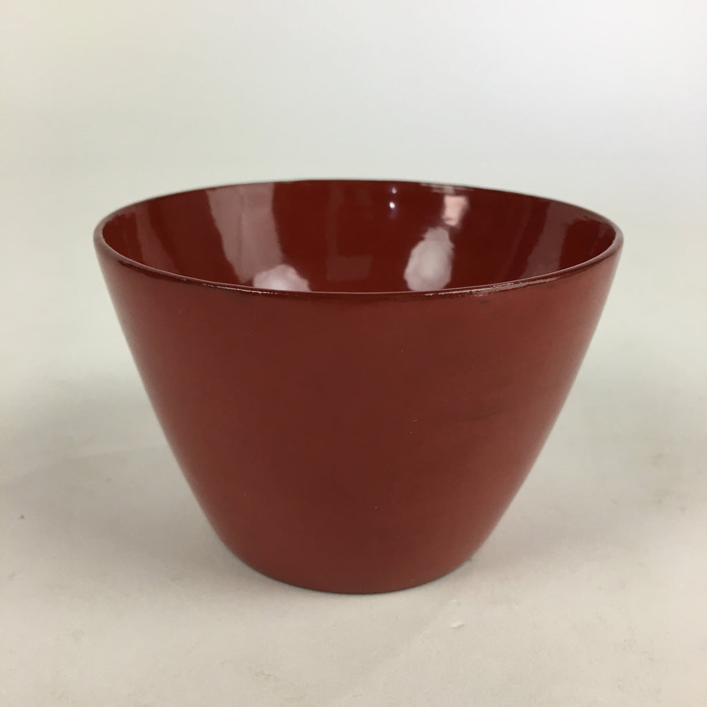 Japanese Wooden Lacquerware Small Bowl Vtg Urushinuri Red Kobachi UR778