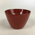 Japanese Wooden Lacquerware Small Bowl Vtg Urushinuri Red Kobachi UR778