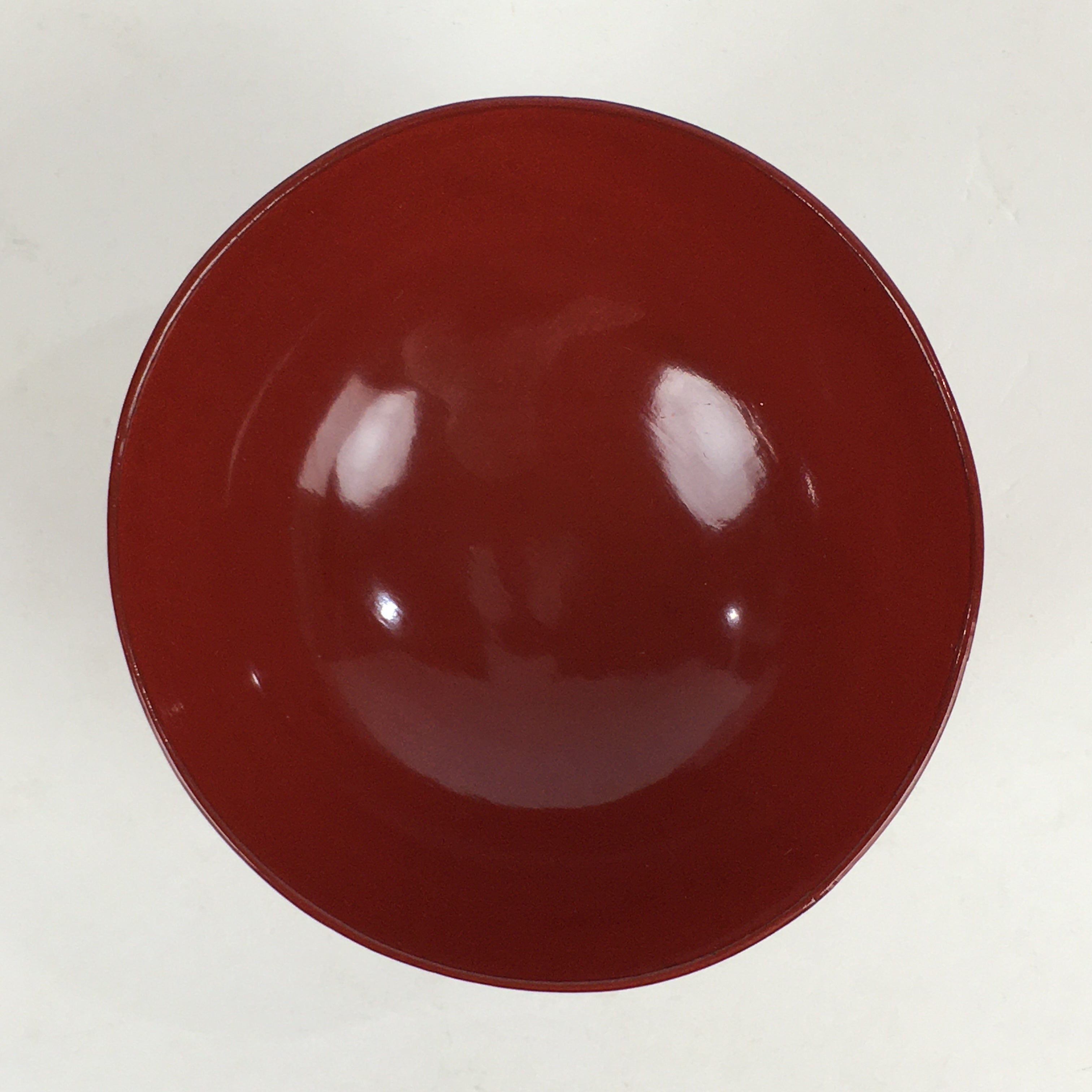 Japanese Wooden Lacquerware Small Bowl Vtg Urushinuri Red Kobachi UR780