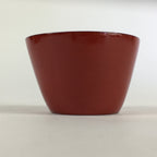 Japanese Wooden Lacquerware Small Bowl Vtg Urushinuri Red Kobachi UR780