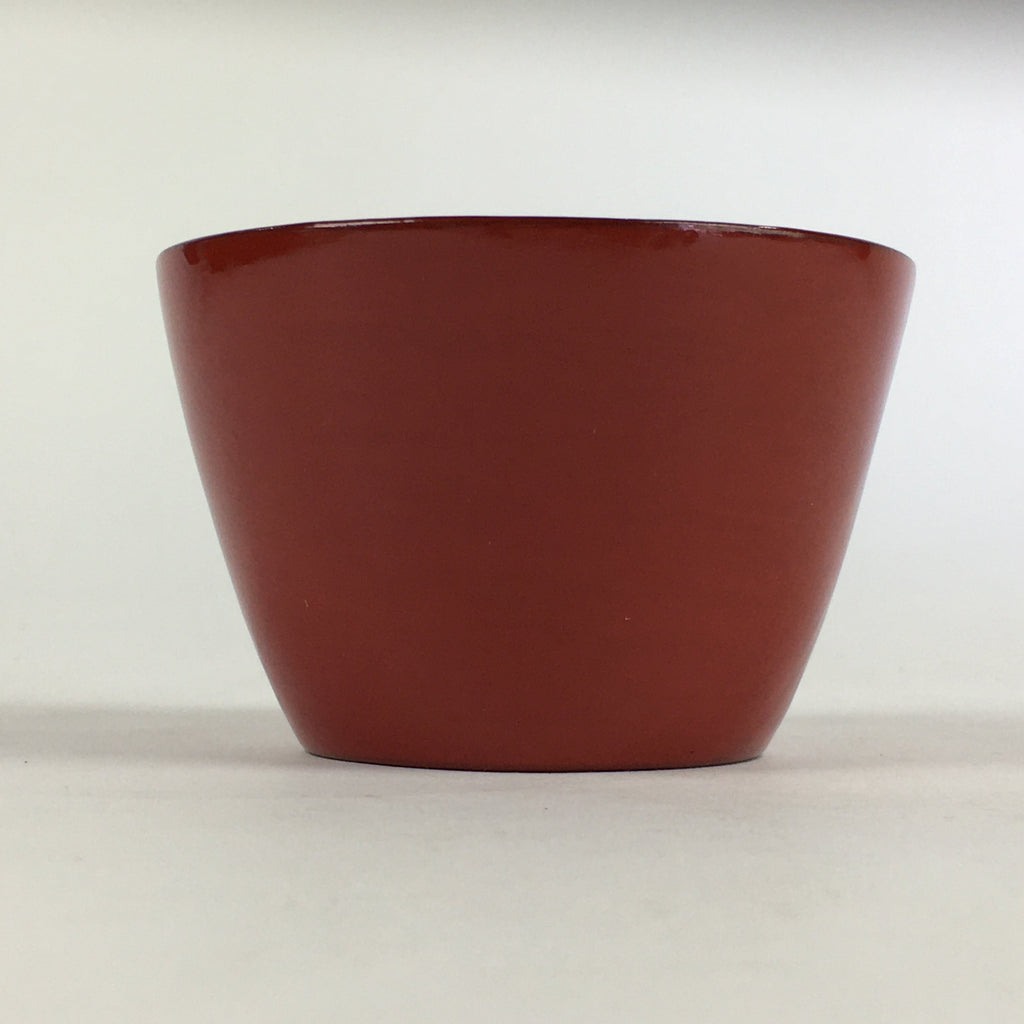 Japanese Wooden Lacquerware Small Bowl Vtg Urushinuri Red Kobachi UR780