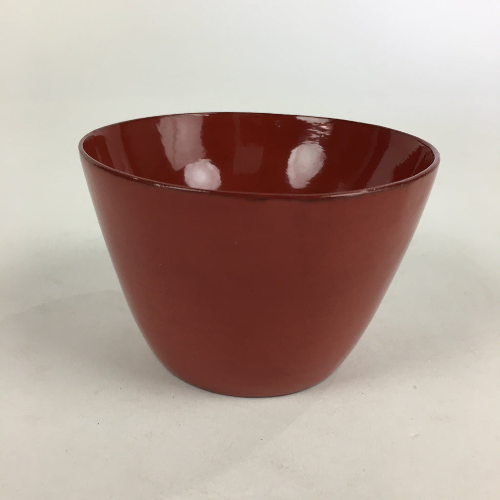 Japanese Wooden Lacquerware Small Bowl Vtg Urushinuri Red Kobachi UR780