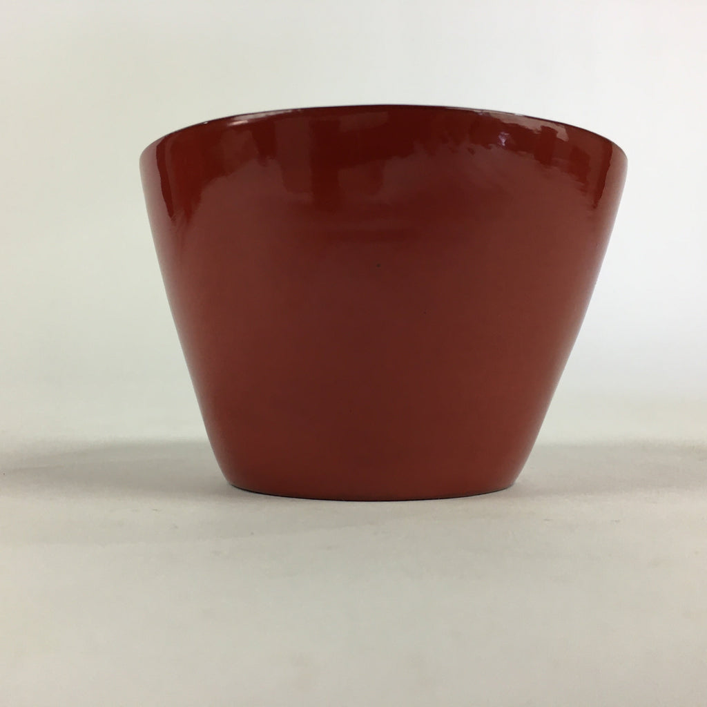 Japanese Wooden Lacquerware Small Bowl Vtg Urushinuri Red Kobachi UR781