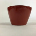 Japanese Wooden Lacquerware Small Bowl Vtg Urushinuri Red Kobachi UR781