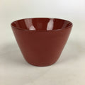 Japanese Wooden Lacquerware Small Bowl Vtg Urushinuri Red Kobachi UR781