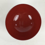 Japanese Wooden Lacquerware Small Bowl Vtg Urushinuri Red Kobachi UR782