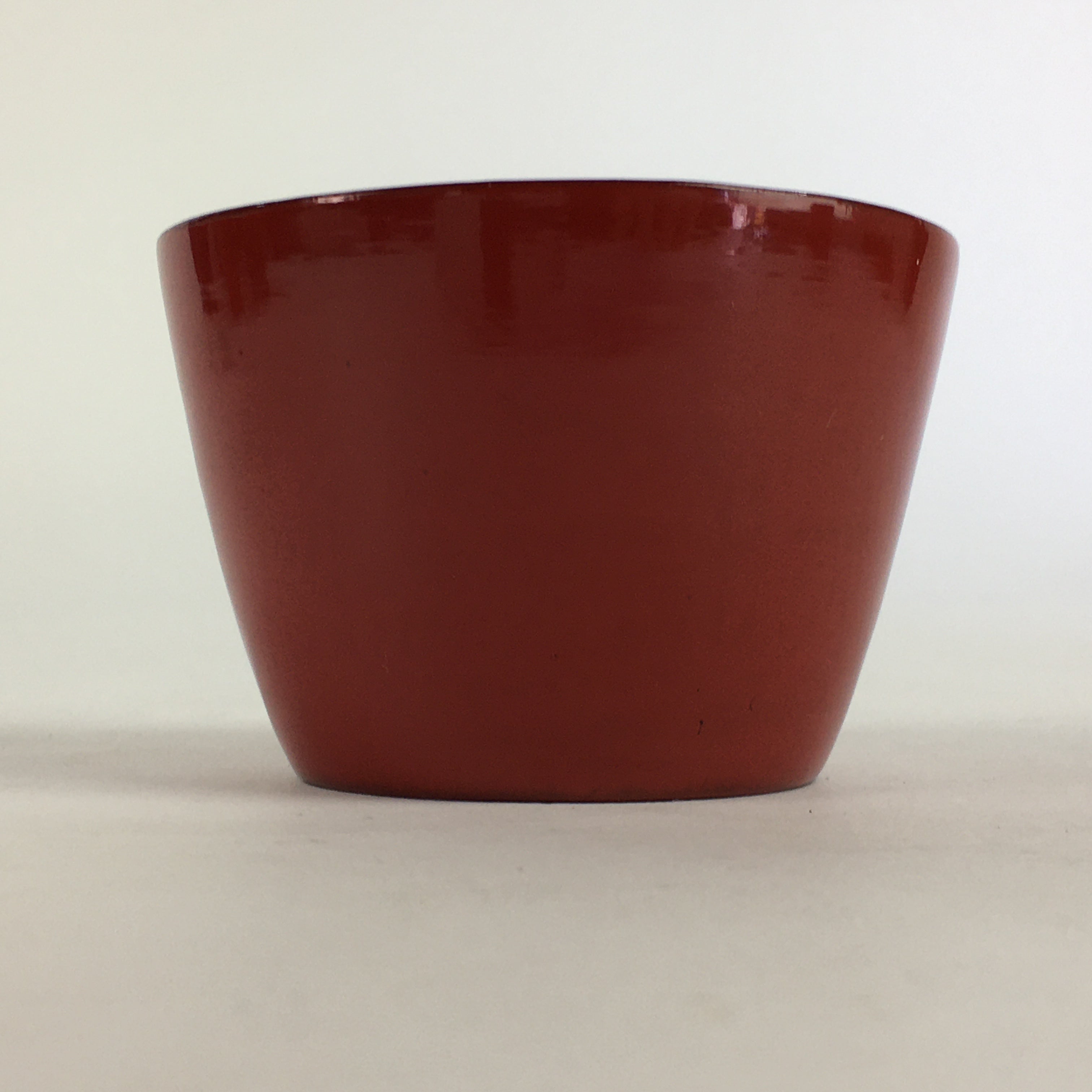 Japanese Wooden Lacquerware Small Bowl Vtg Urushinuri Red Kobachi UR782