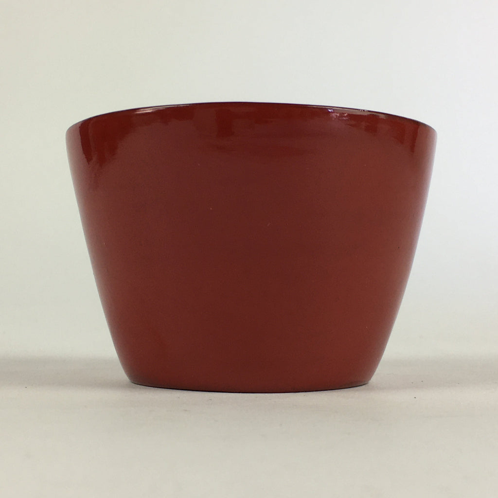Japanese Wooden Lacquerware Small Bowl Vtg Urushinuri Red Kobachi UR782