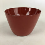 Japanese Wooden Lacquerware Small Bowl Vtg Urushinuri Red Kobachi UR782