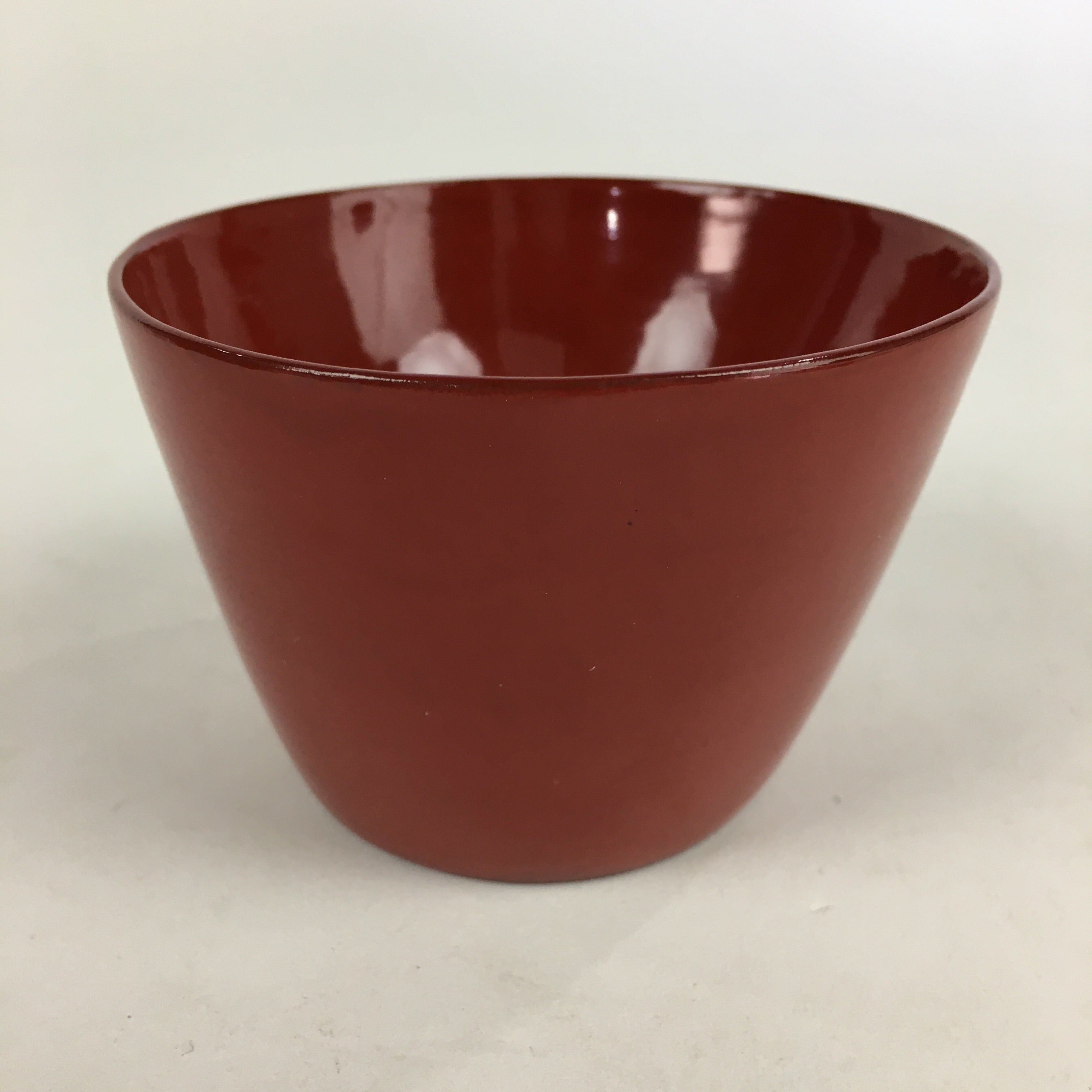 Japanese Wooden Lacquerware Small Bowl Vtg Urushinuri Red Kobachi UR782