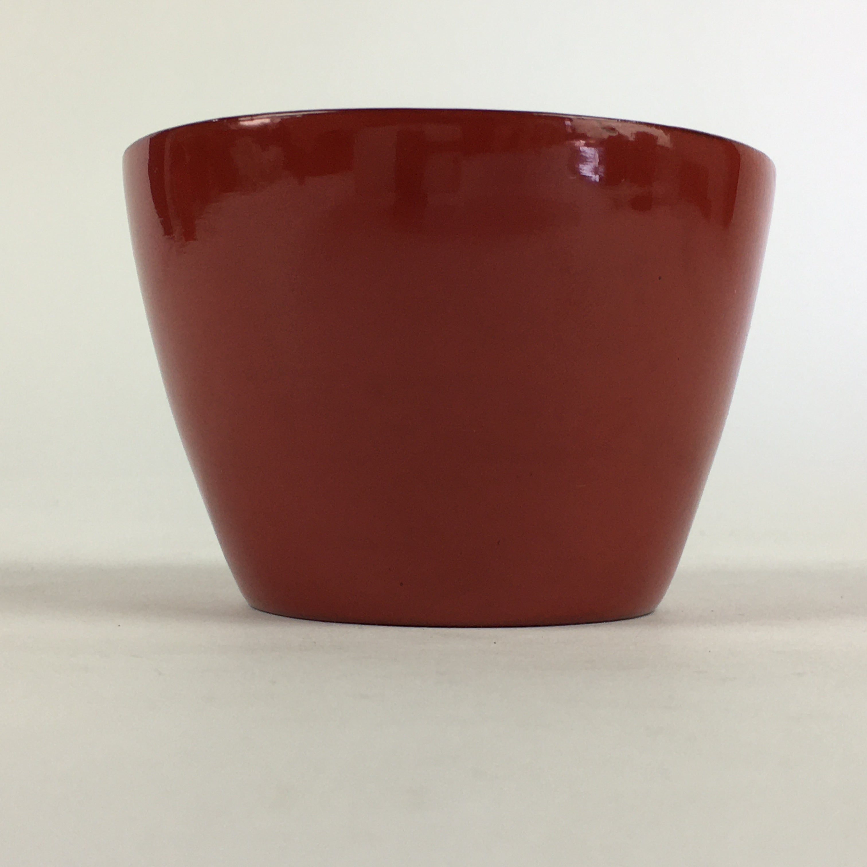 Japanese Wooden Lacquerware Small Bowl Vtg Urushinuri Red Kobachi UR785