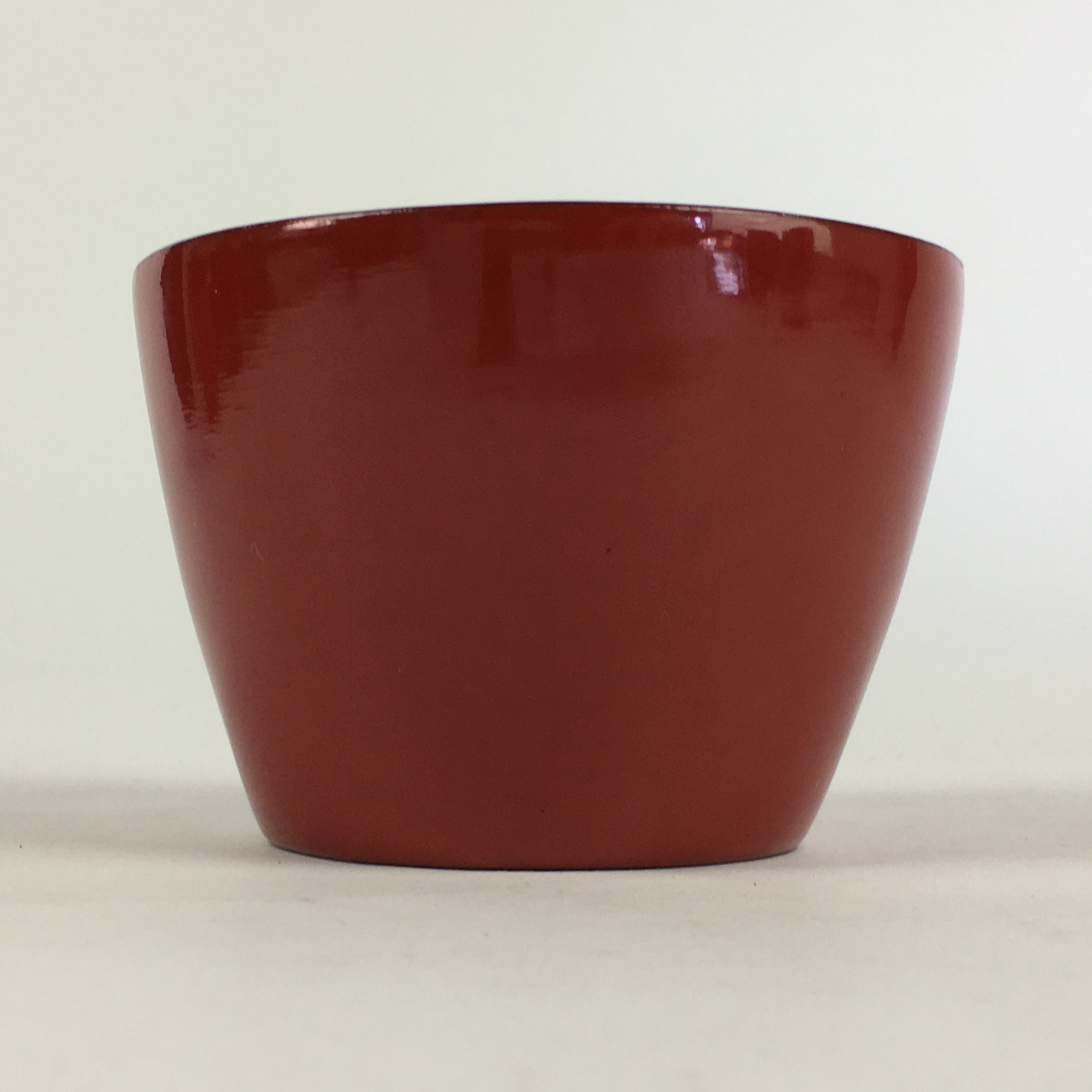 Japanese Wooden Lacquerware Small Bowl Vtg Urushinuri Red Kobachi UR785