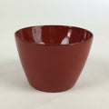Japanese Wooden Lacquerware Small Bowl Vtg Urushinuri Red Kobachi UR785