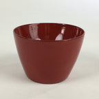 Japanese Wooden Lacquerware Small Bowl Vtg Urushinuri Red Kobachi UR785