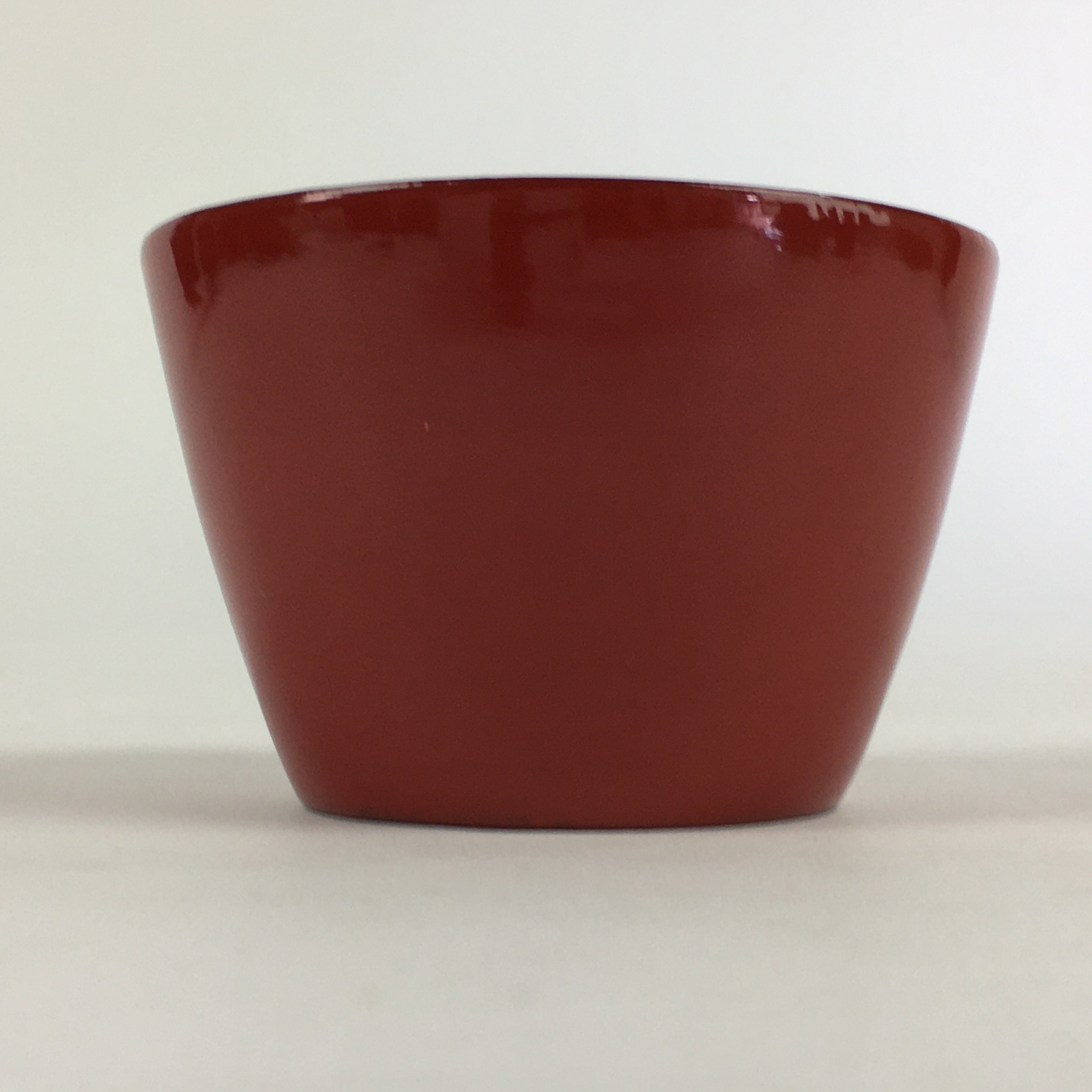 Japanese Wooden Lacquerware Small Bowl Vtg Urushinuri Red Kobachi UR786