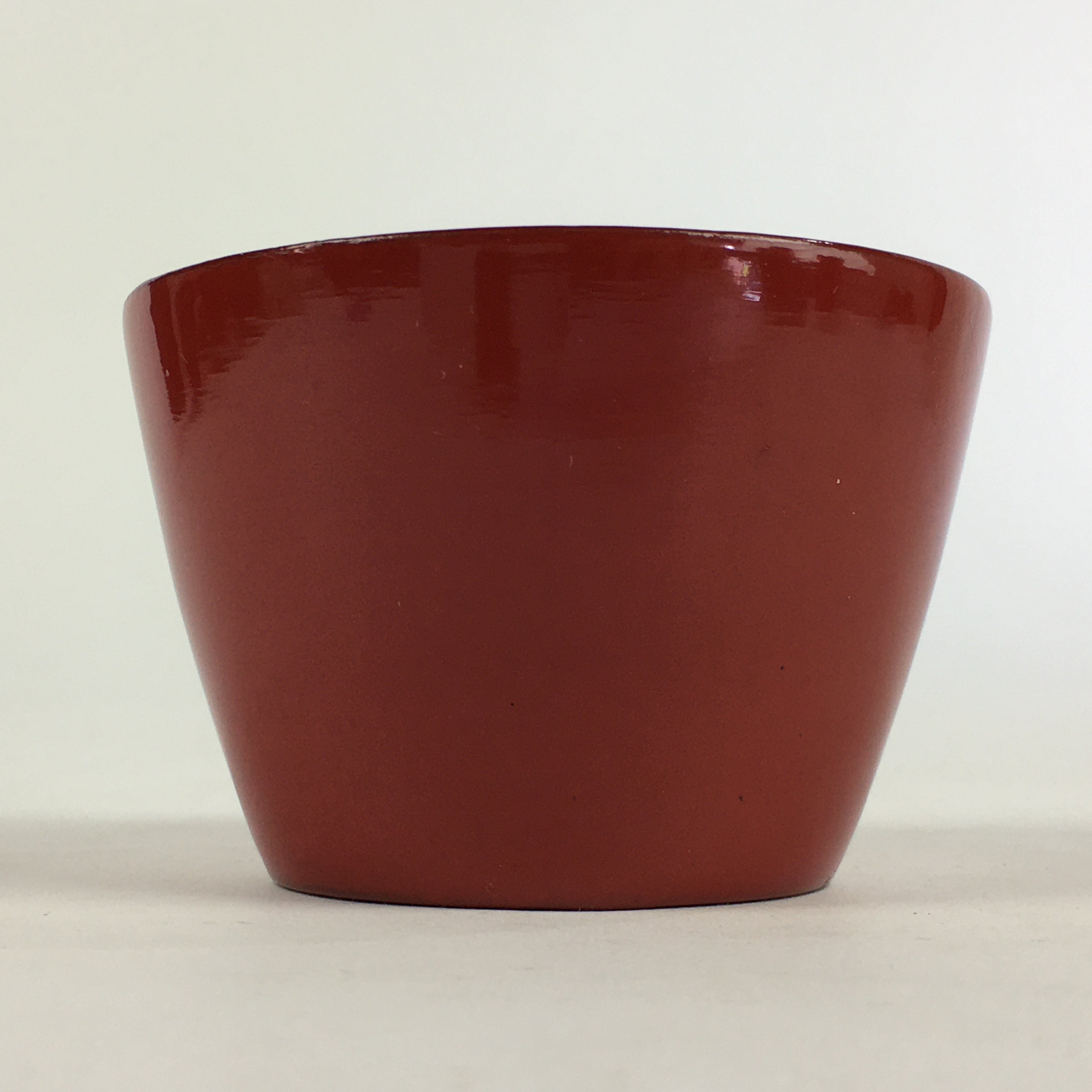 Japanese Wooden Lacquerware Small Bowl Vtg Urushinuri Red Kobachi UR786