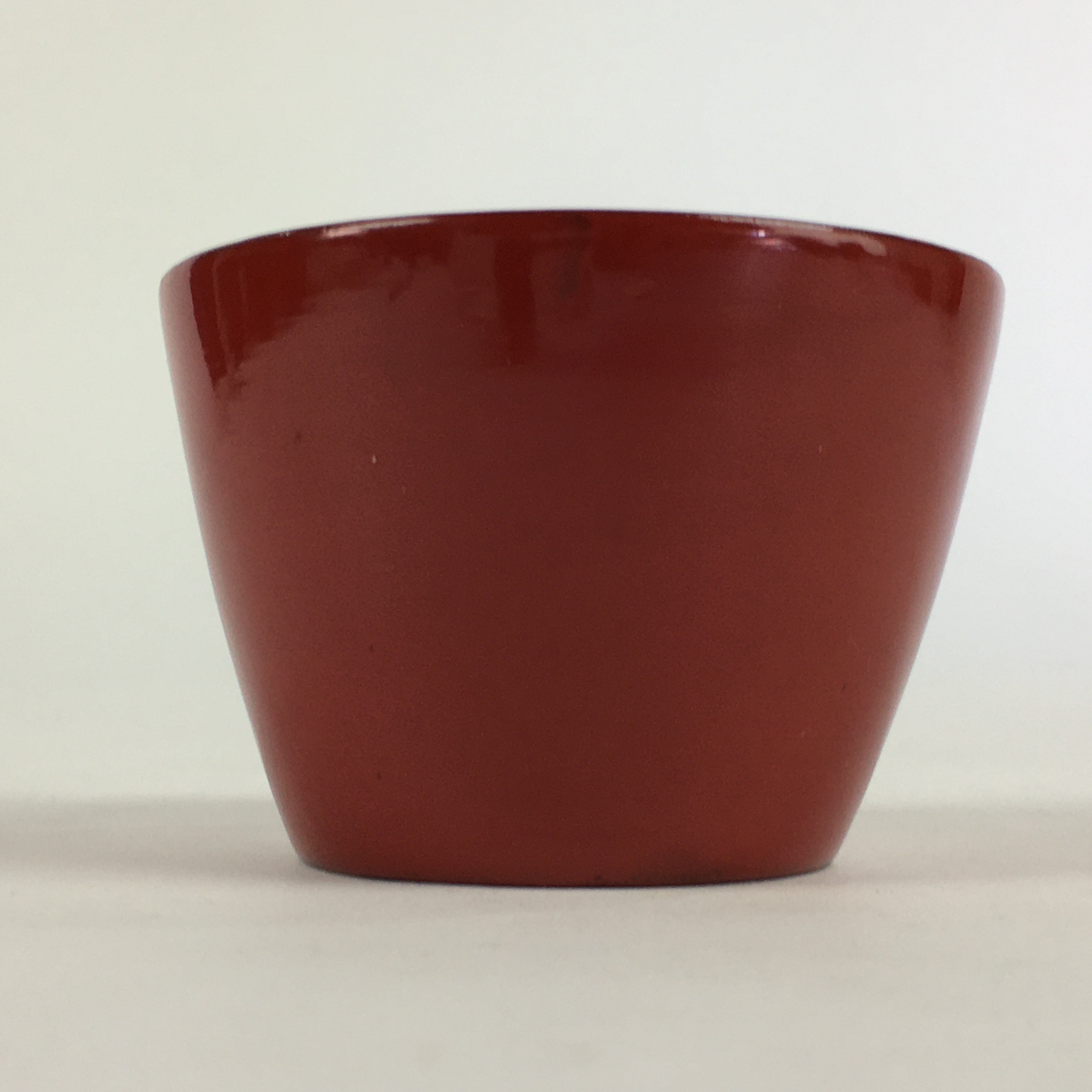 Japanese Wooden Lacquerware Small Bowl Vtg Urushinuri Red Kobachi UR786
