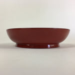 Japanese Wooden Lacquerware Small Plate Vtg Urushinuri Red Kozara UR762