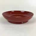 Japanese Wooden Lacquerware Small Plate Vtg Urushinuri Red Kozara UR763