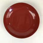 Japanese Wooden Lacquerware Small Plate Vtg Urushinuri Red Kozara UR765