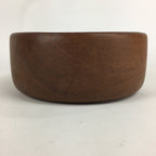 Japanese Wooden Large Bowl Vtg Multi Bowl Snack Salad Colored Varnish Brown UR61