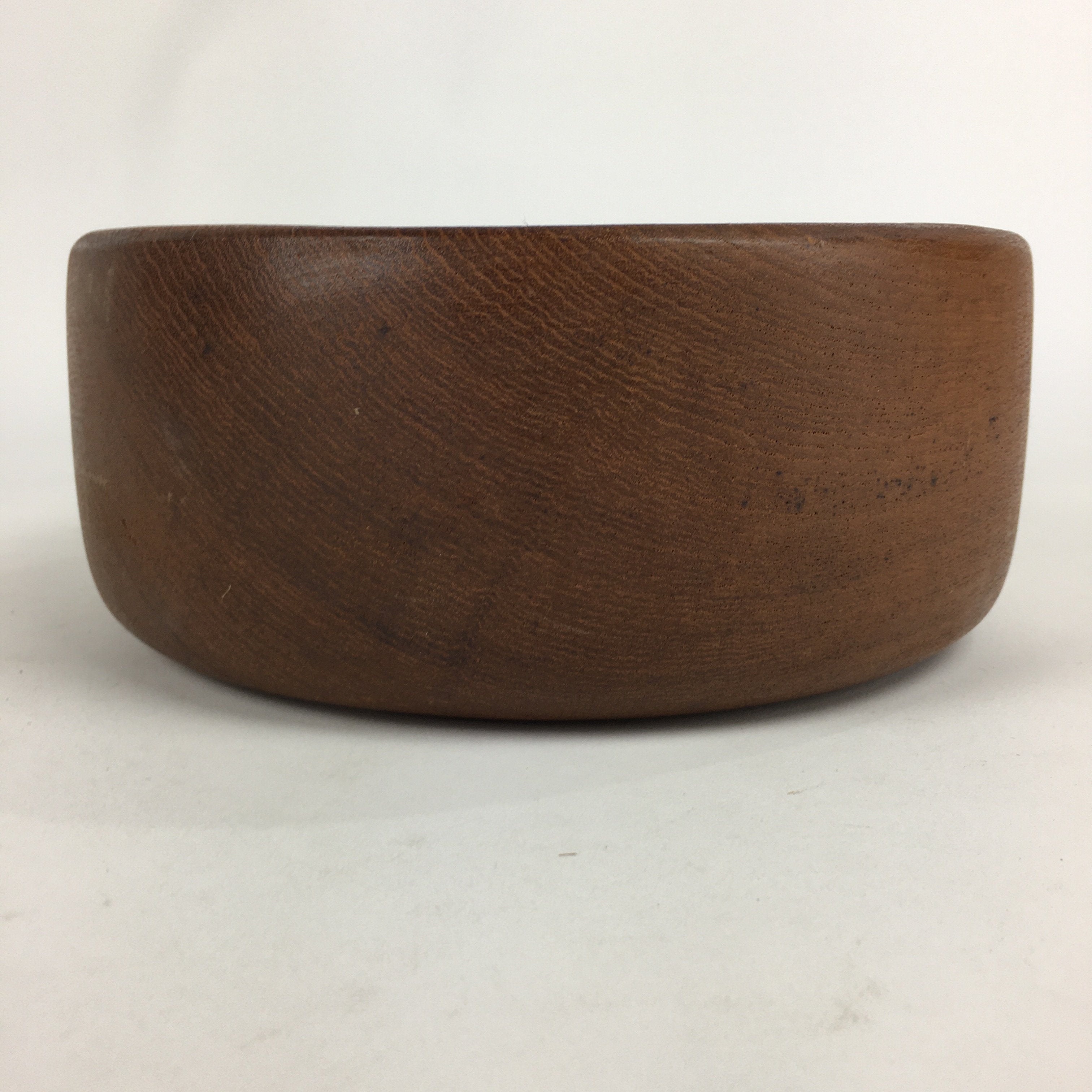 Japanese Wooden Large Bowl Vtg Multi Bowl Snack Salad Colored Varnish Brown UR61