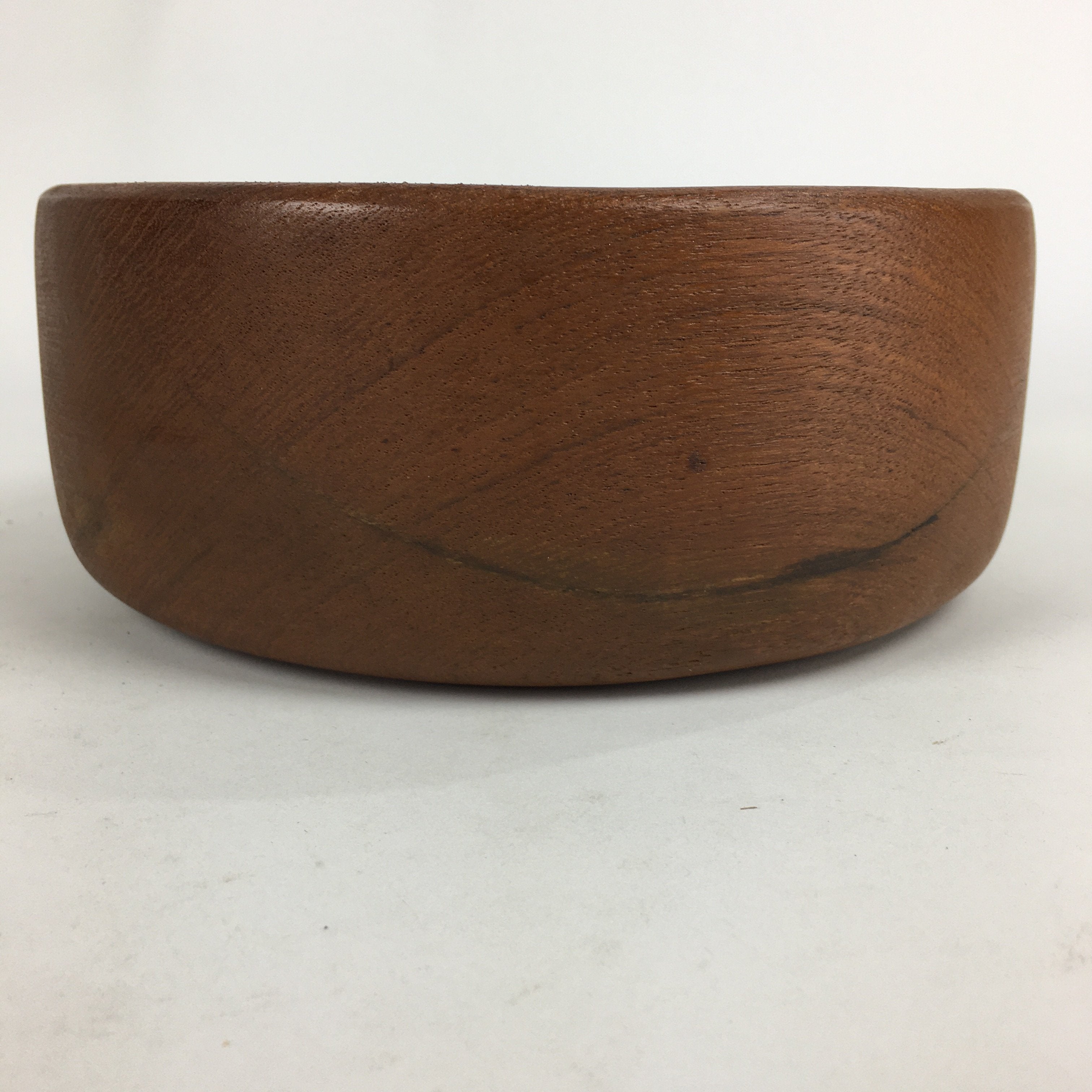 Japanese Wooden Large Bowl Vtg Multi Bowl Snack Salad Colored Varnish Brown UR61