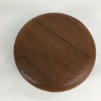 Japanese Wooden Large Bowl Vtg Multi Bowl Snack Salad Colored Varnish Brown UR61