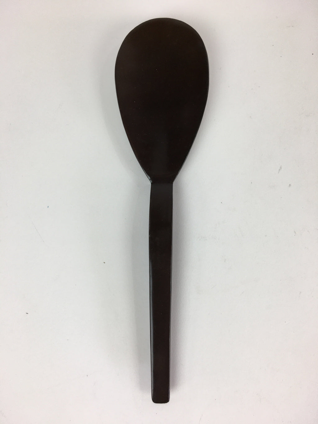Japanese Wooden Large Spoon Vtg Rice Scoop Spatula Shamoji Brown JK359