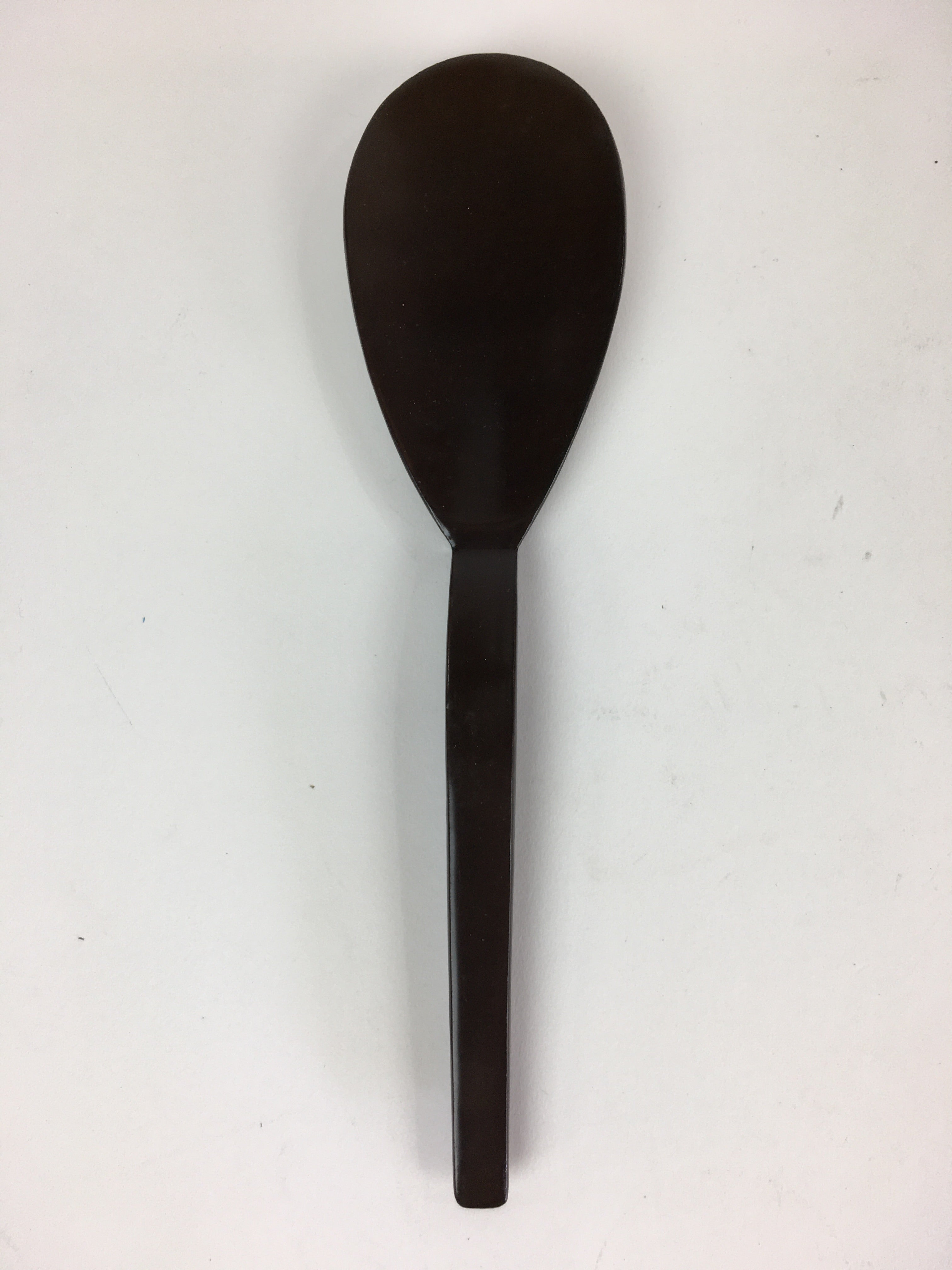 Japanese Wooden Large Spoon Vtg Rice Scoop Spatula Shamoji Brown JK359
