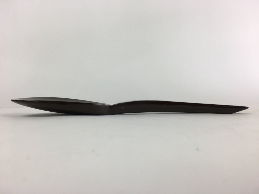 Japanese Wooden Large Spoon Vtg Rice Scoop Spatula Shamoji Brown JK359