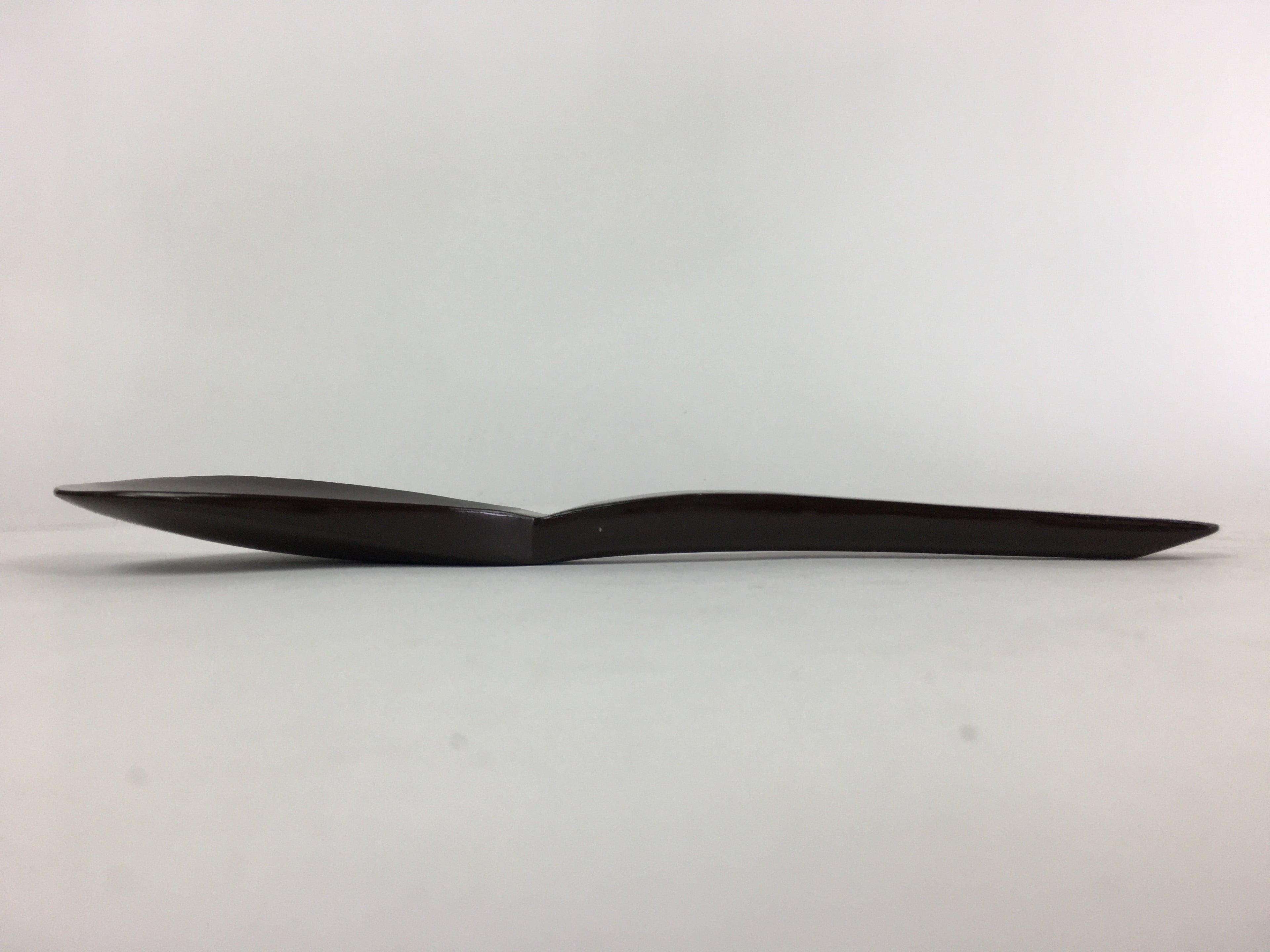 Japanese Wooden Large Spoon Vtg Rice Scoop Spatula Shamoji Brown JK359