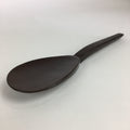 Japanese Wooden Large Spoon Vtg Rice Scoop Spatula Shamoji Brown JK359