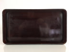 Japanese Wooden Legged Tray Folding Table Vtg Ozen Lacquered Black UR798