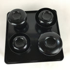 Japanese Wooden Legged Tray Lacquered Table Lidded Bowls Set Veg Ozen UR679