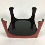 Japanese Wooden Legged Tray Lacquered Table Lidded Bowls Set Vtg Ozen UR626