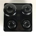 Japanese Wooden Legged Tray Lacquered Table Lidded Bowls Set Vtg Ozen UR727