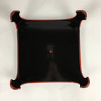 Japanese Wooden Legged Tray Lacquered Table Lidded Bowls Set Vtg Ozen UR735
