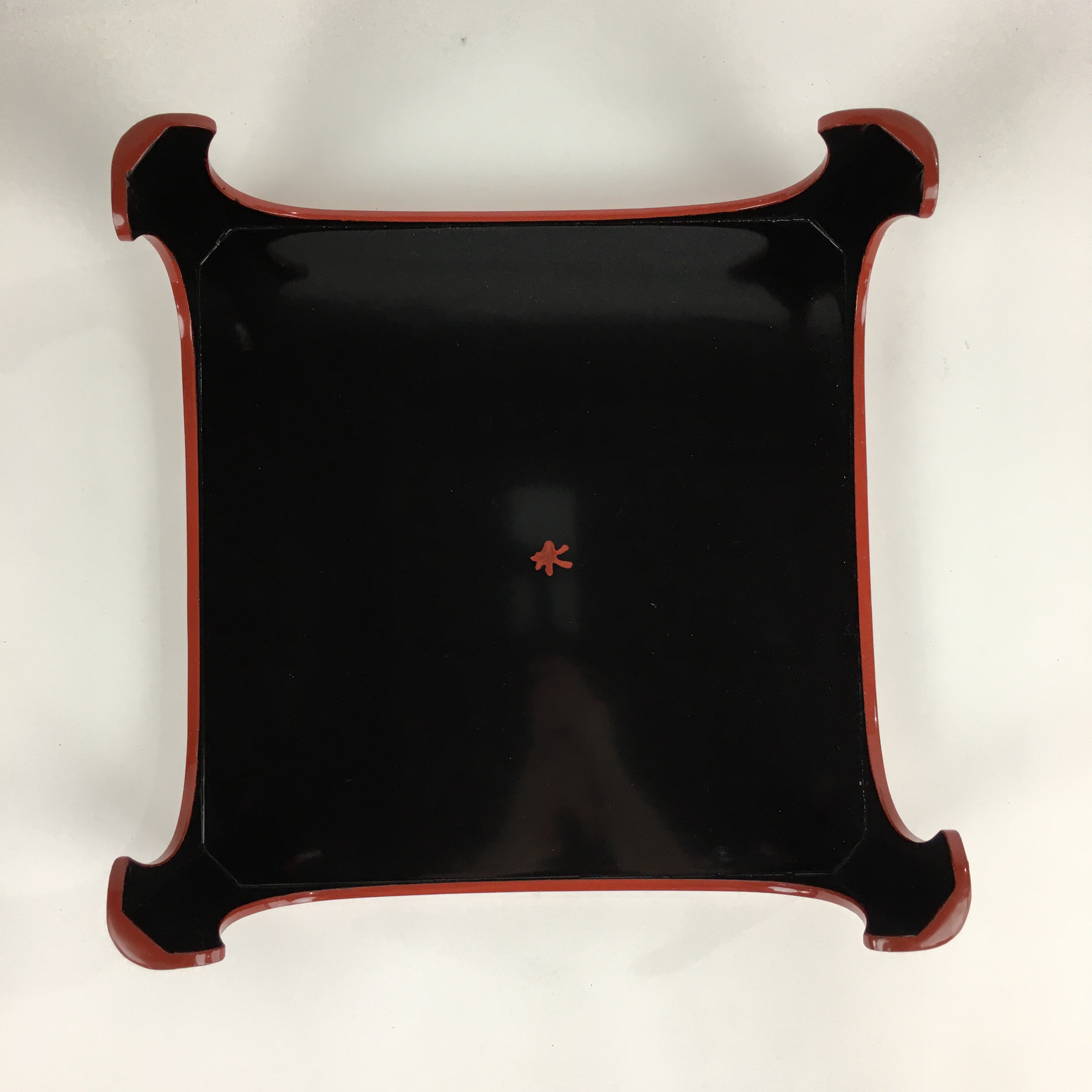 Japanese Wooden Legged Tray Lacquered Table Lidded Bowls Set Vtg Ozen UR735