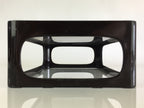 Japanese Wooden Legged Tray Lacquered Table Vtg Ozen Black Buddhist Altar UR827