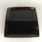 Japanese Wooden Legged Tray Lacquered Table Vtg Ozen Black Nurimono UR748