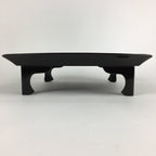 Japanese Wooden Legged Tray Lacquered Table Vtg Ozen Black Nurimono UR751