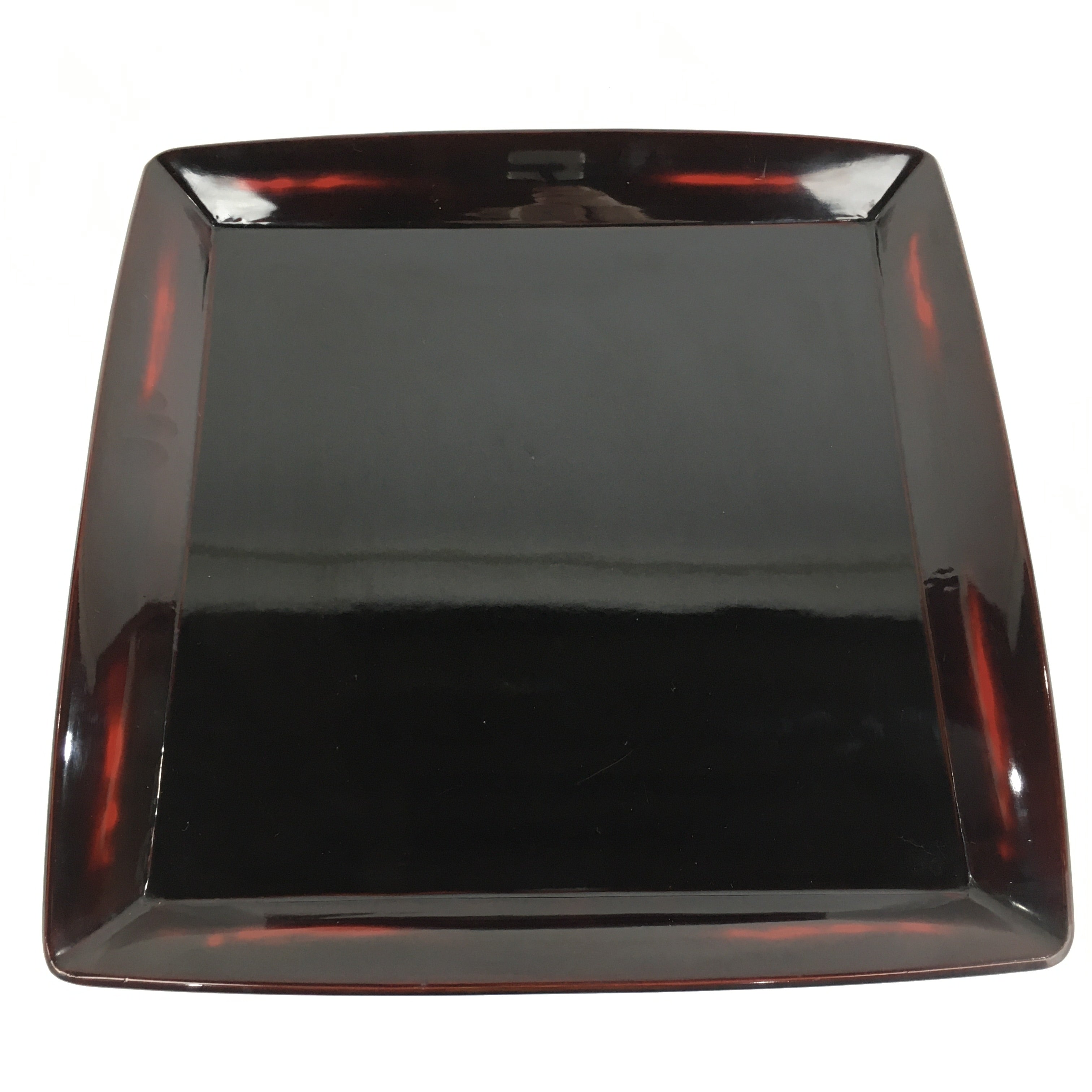Japanese Wooden Legged Tray Lacquered Table Vtg Ozen Black Nurimono UR751
