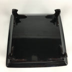 Japanese Wooden Legged Tray Lacquered Table Vtg Ozen Black Nurimono UR751