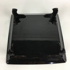 Japanese Wooden Legged Tray Lacquered Table Vtg Ozen Black Nurimono UR752